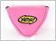 Fleece Lined Triangel Mallet Style Putter Head Cover (Pink)