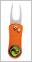 GCT Logo Titanium Divot Repair Tool + Ball Marker (Orange)