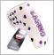 Casino Blade Style Putter Head Cover (White/Purple)