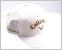 Performance Pro Golf Cap (White/Gold)