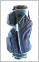 Tour Dri WR Water Resistant Cart Bag (Navy/Aqua/White))