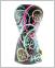 Lucky Skull Driver Head Cover (Neon/Chaos-Black Edition)