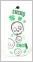 Lucky Skull Hybrid Head Cover (Shamrock Green-White Edition)
