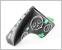 Lucky Skull Blade Style Putter Cover  (Black-Shamrock Irish Green)