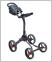 Quad XL 4 Wheel Golf Trolley (Black/Red Accents)