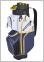 Polaris Rain Dry Waterproof Cart Bag (Navy/White/Yellow)