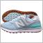 574 Greens V2 Spikeless Golf Shoes (Light Blue) (Ladies Size 40.5)